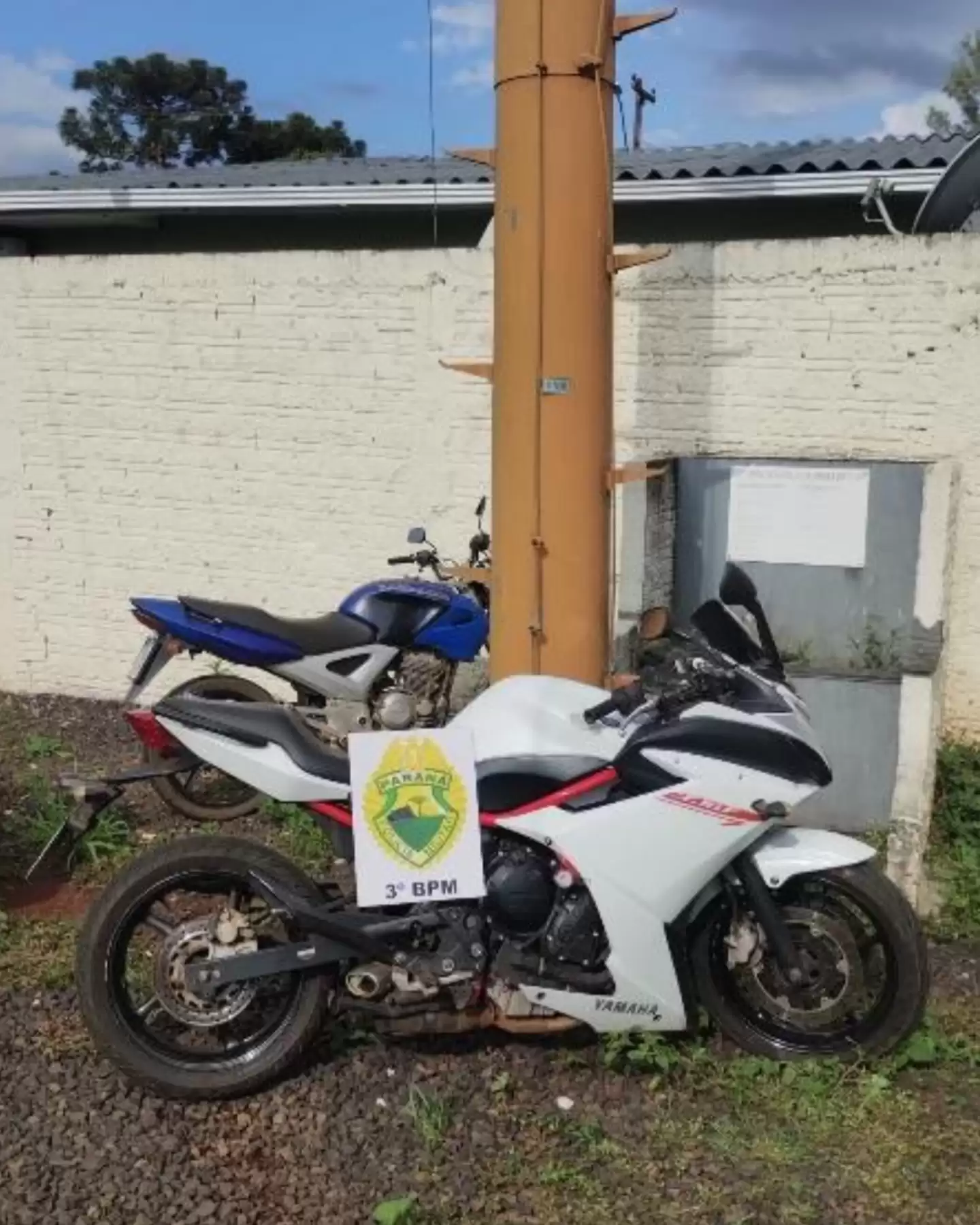 Polícia Militar apreende motocicleta em Coronel Vivida