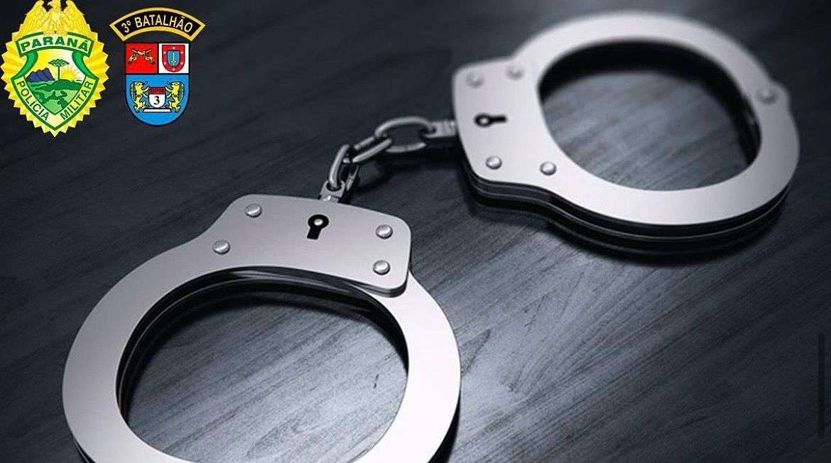 Polícia Militar de Coronel Vivida captura masculino com mandado de prisão em São Jorge D’Oeste