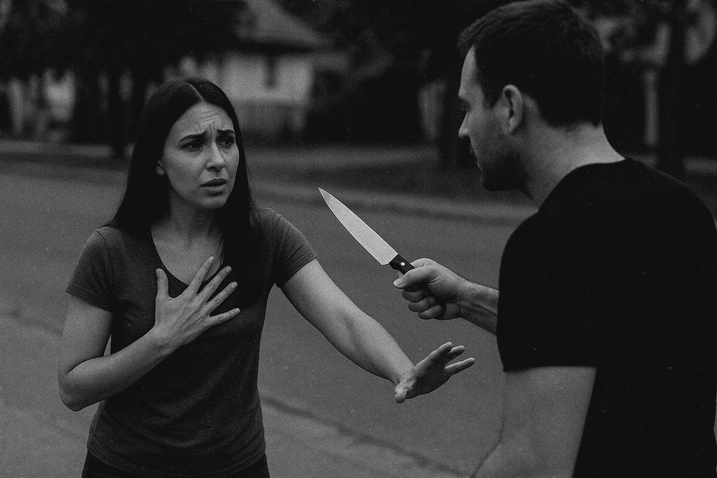 Mulher denuncia ameaças do convivente armado com faca em Coronel Vivida